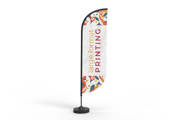 Bandiera Piuma Personalizzata 8FT Con Palo - Pubblicità Per Negozi Ed Eventi - Foto 11