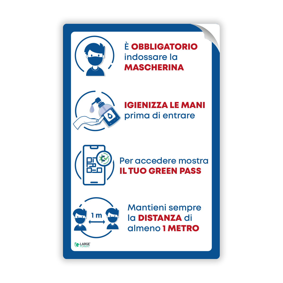 CARTELLO SEGNALETICO VIETATO superare il carico - Pvc adesivo 350x125