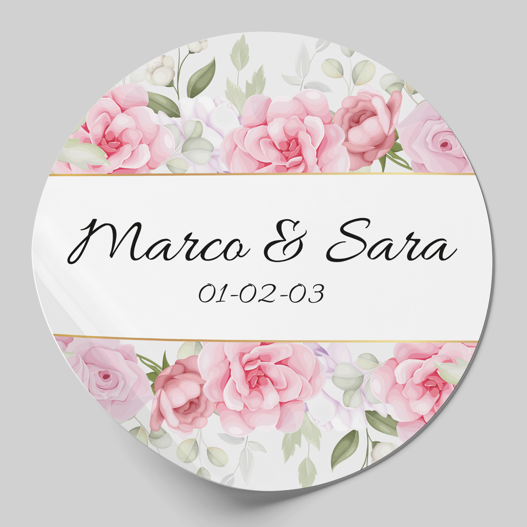 Etichette personalizzate per adesivi per matrimoni personalizzate qualsiasi  testo personalizzato matrimonio anniversario di san valentino fidanzamento
